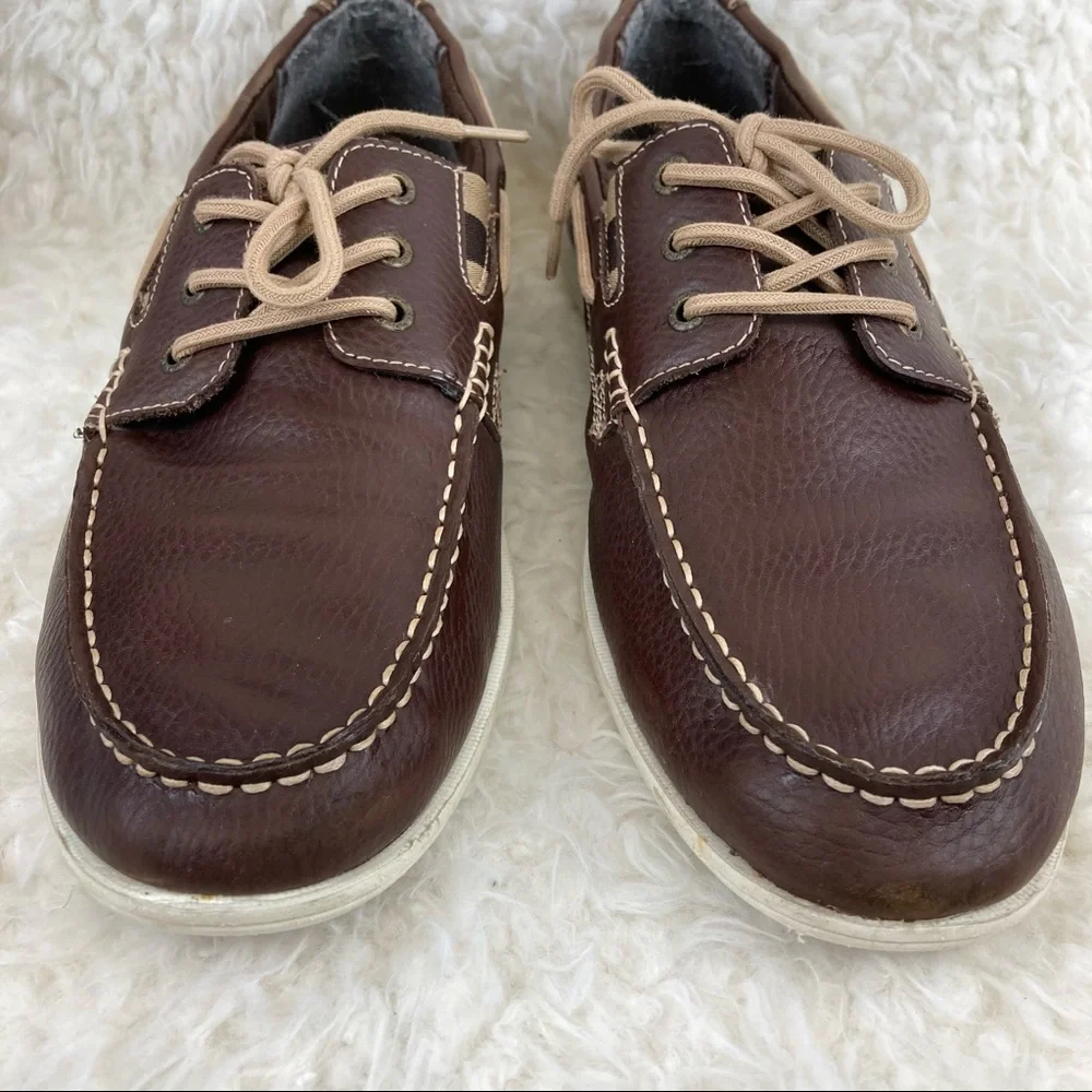 G.H. Bass & Co. Men’s Greenporte Brown Leather Loafers 11